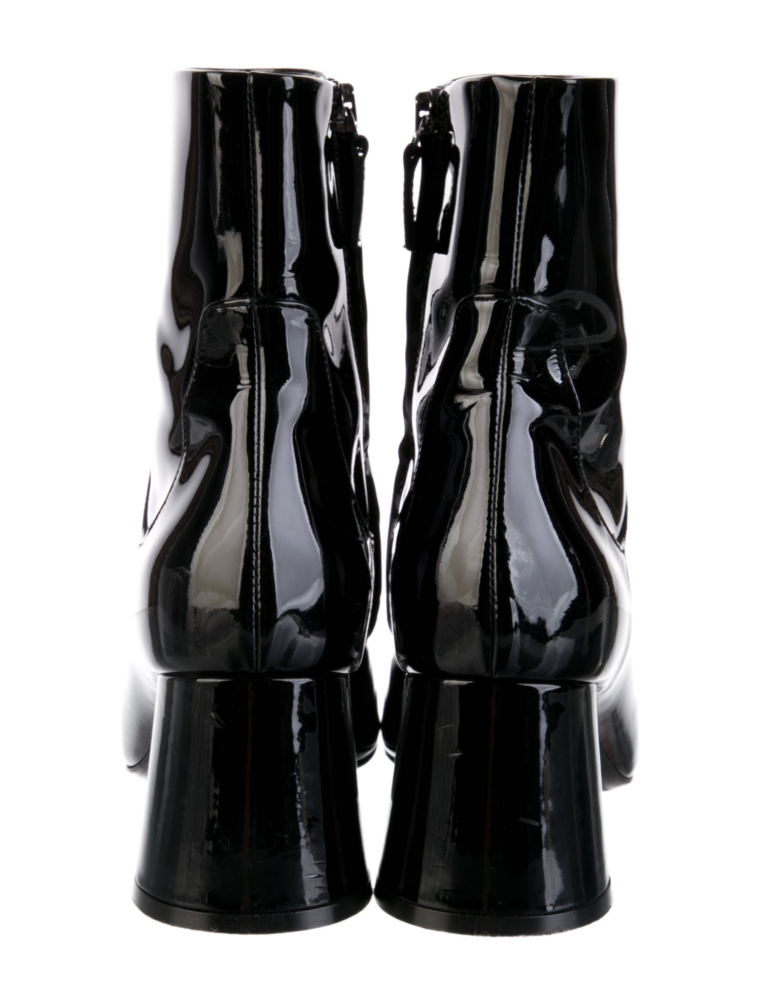 Khaite Patent Leather Sock Boots
